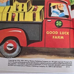 Vintage Little Golden Books Various Titles Vehicles Theme Lot of 5