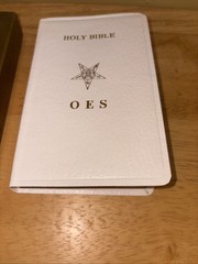 Vintage Order Of The Eastern Star Holy Bible King James Small 5 1/2” With Box