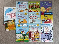 Book Lot 10 Level 1 Step into Reading My First I Can Read Biscuit Pete Elmo Otto