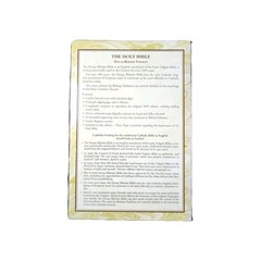 Douay-Rheims Holy Bible Leather Baronius Press Standard Size