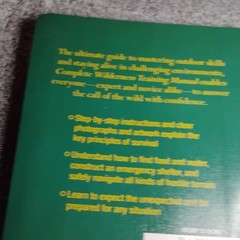 Hugh McManners Complete Wilderness Training Manual Hardcover Survival Nonfiction