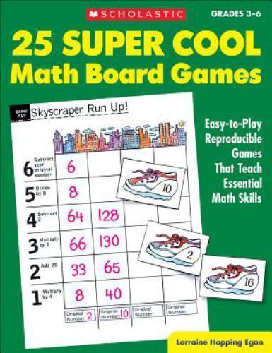 25 Math Board Games: Easy-to-Play Reproducible G- paperback, Hopping, 0590378724