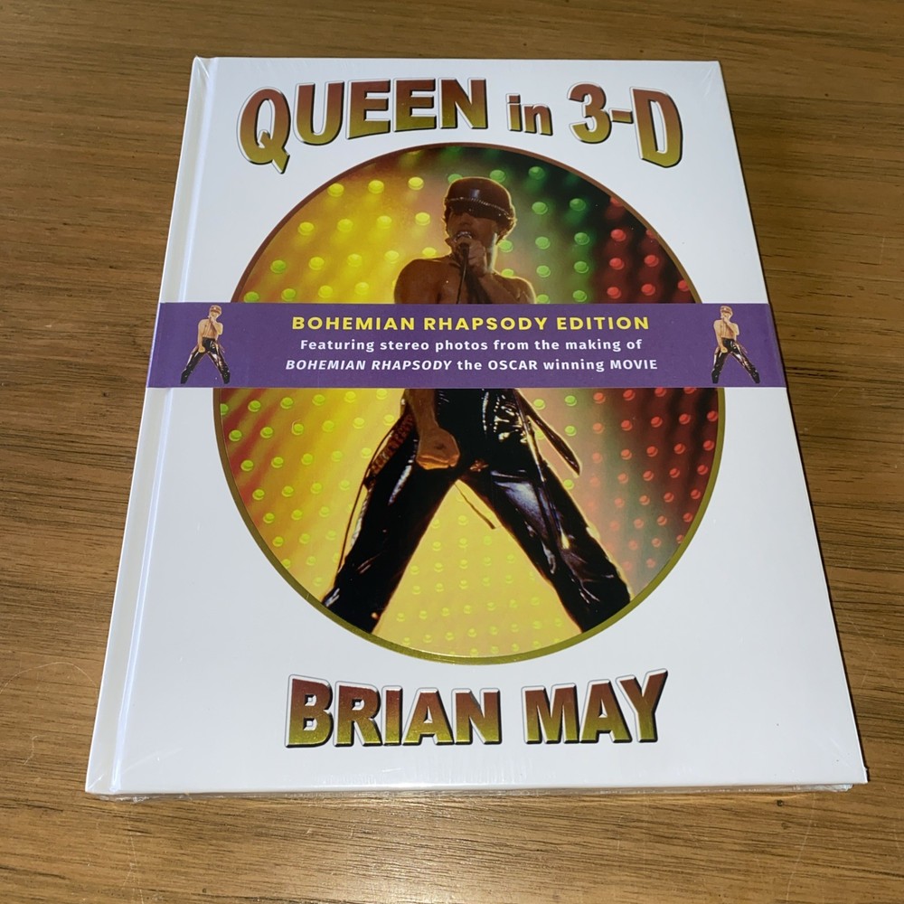 Queen in 3-D: Bohemian Rhapsody Edition by Brian May Band History Photo Book New