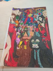 (1) Pre-owned 14 Colored Pages From Deadpool Coloring Book.