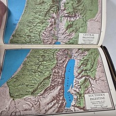 Holy Bible KJV King James Black Zippered Leather Maps 1963 Am Bible Society Vtg