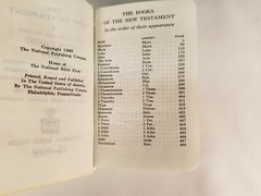 Vintage Pocket New Testament Bible 1968 National Bible Press KJV