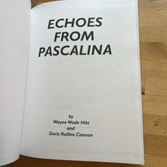 Echoes From Pascalina Genealogy Family History 1997 Morganton NC Canfield Wade