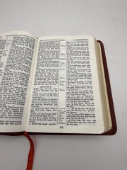 Vintage Holy Bible Red Letter Concordance Cambridge Red Leather Bound 1970s Maps