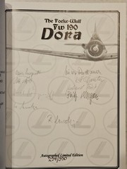 The Focke Wulf Fw 190 Dora Volume 1 & 2 Signed Edition Set!!