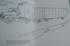 TRUCKS Coloring Book, Steven Petruccio, Dover 1995 BRAND NEW! 32-pages