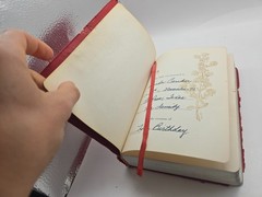 Holy Bible Concordance RSV Holman tabbed french morocco leather 1962
