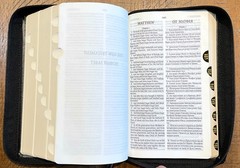 Russian/English Parallel Bible, Synodal/KJV, Black Imitation Leather Zip Cover
