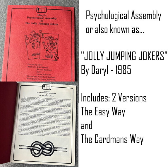 „VINTAGE” JOLLY JUMPING JOKERS – DARYL 1985 – EASY WAY & CARDMANS WAY SOFTCOVER