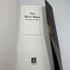 Holy Bible King James Version Barbour 2003 Burgundy Mini Leather Bound Pocket