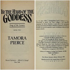 Song of the Lioness 1-4 – Tamora Pierce (mmpb set, 1st prints) Borzoi, 1989-1990