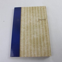 Blue & Tan Pocket Journal Notebook 8.25×5.5in Clean Pages