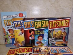 FLAT STANLEY Adventure Books Lot (9) By: JEFF BROWN Paperback *Varied Condition*