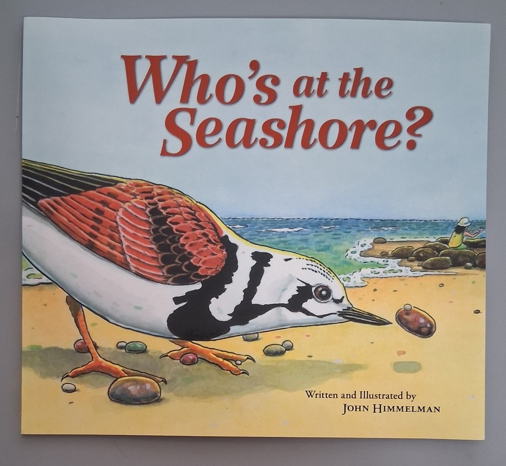 who’s at the seashore by john himmelman paperback good condition picture book