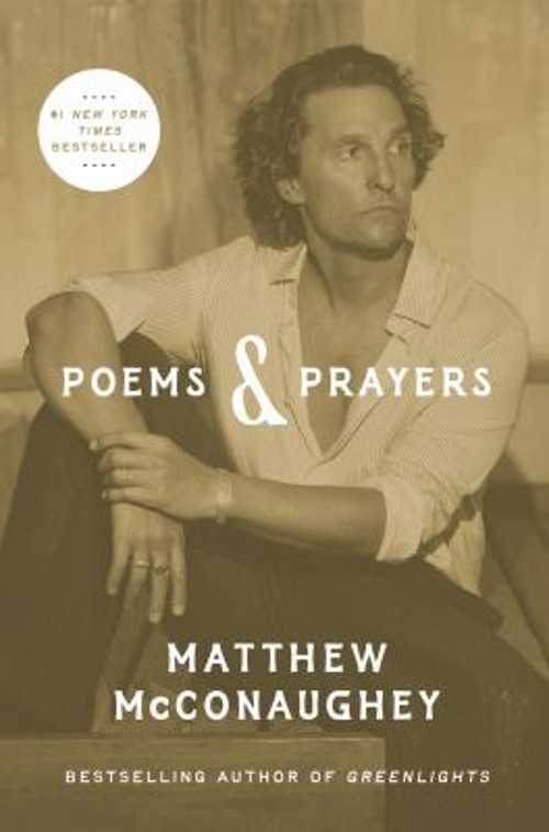 Poems and Prayers Hardcover Matthew McConaughey