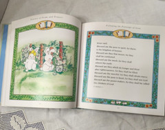Poems and Prayers for Children beautiful book with gold edges & padded cover