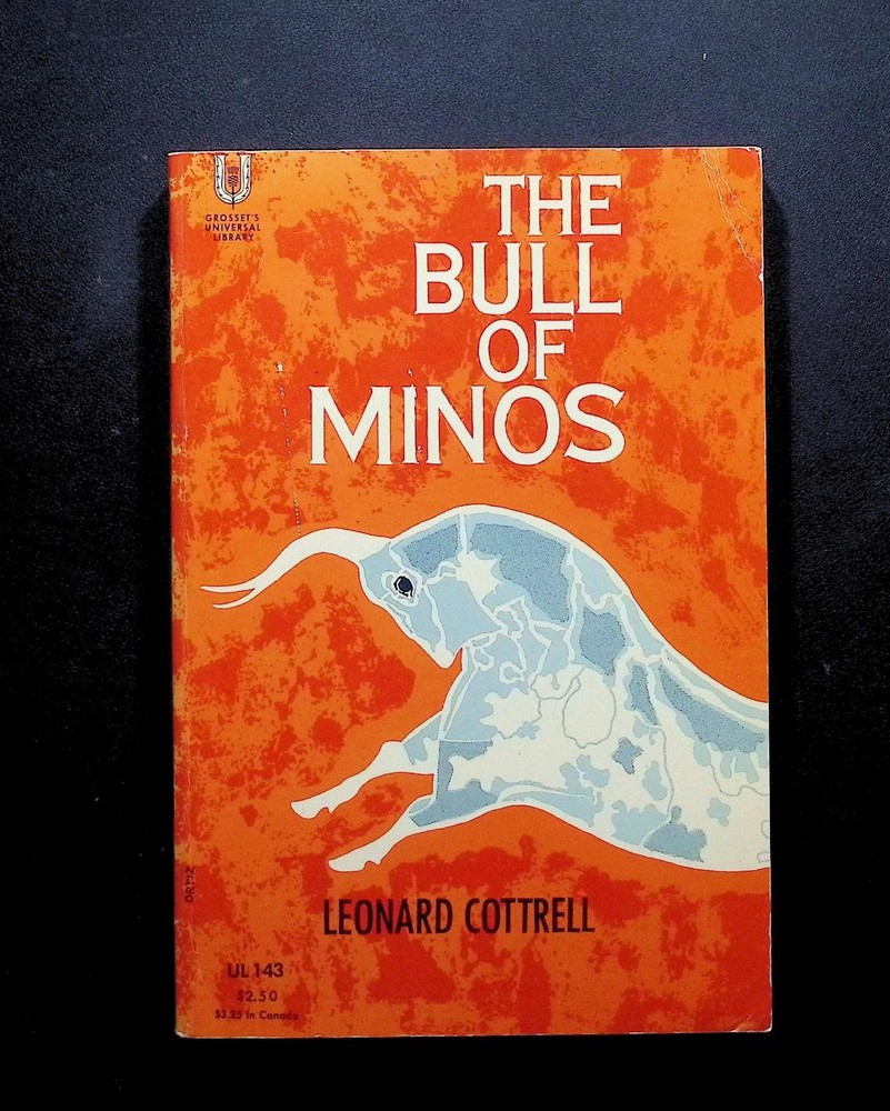 The Bull of Minos Leonard Cottrell 1962 PB Grosset Universal Library NM 9.4