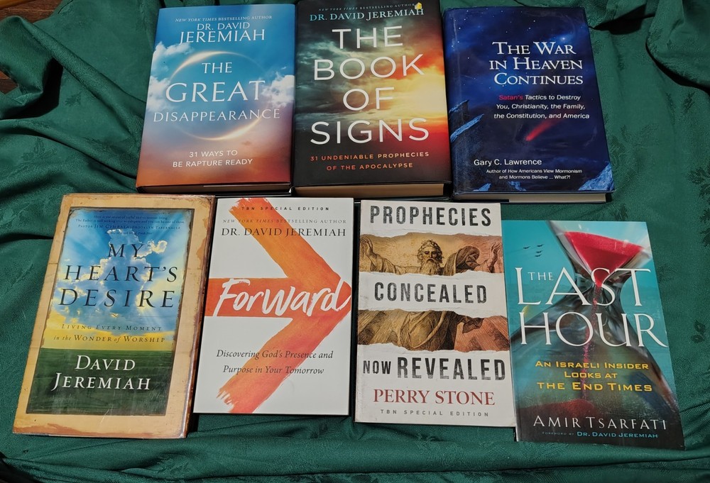 Lot of 7 Books End Times Book of Signs Dr David Jeremiah