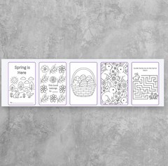 DIGITAL CONTENT- 2026 Spring Coloring & Activity Book-33 Pages *PRINTING REQ’D*