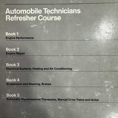 Auto Technicians Refresher Course: Engine Performance Books 1, 2, 3, & 5.