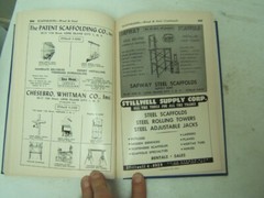 Contractors Register Building & construction New York New Jersey 1950 Book HB