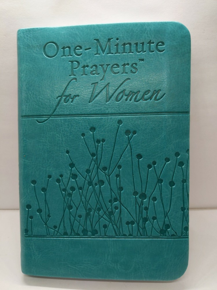 One-Minute Prayers for Women Faux Leather Teal