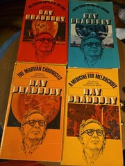Lot of 4 A Masterwork of Fantasy Ray Bradbury Bantam Paperbacks Vintage Sci Fi