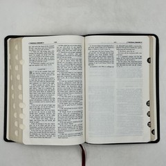 THE AMPLIFIED BIBLE EXPANDED EDITION ZONDERVAN BLACK BONDED LEATHER 1987 Indexed