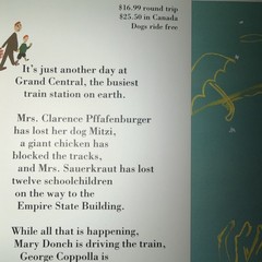 Next Stop Grand Central Maira Kalman, HCDJ 0399229264 Children’s Book