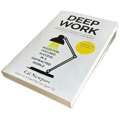Deep Work English Book By Cal Newport Rules for Focused Success In A Distracted*