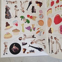 Bon Appetit! by RH Disney Staff (2007, Trade Paperback) Reusable Sticker Book