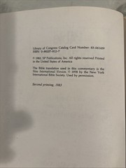 Bible Knowledge Commentary: New Testament by John F. Walvoord & Roy B. Zuck