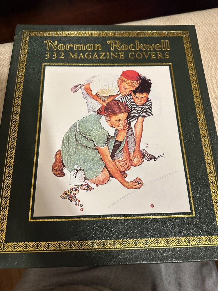 Leather Bound: Norman Rockwell 332 Magazine Covers