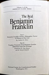 1987 (hardcover) Real Benjamin Franklin W. Cleon Skousen, Maxfield, and Allison