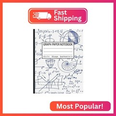 Graph Paper Notebook: Quad Ruled 5×5 Composition Notebook / 100 pages(8.5 in x 1