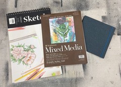 Sketchbook Bundle – Strathmore Mixed Media, Sketch Draw, Unbranded