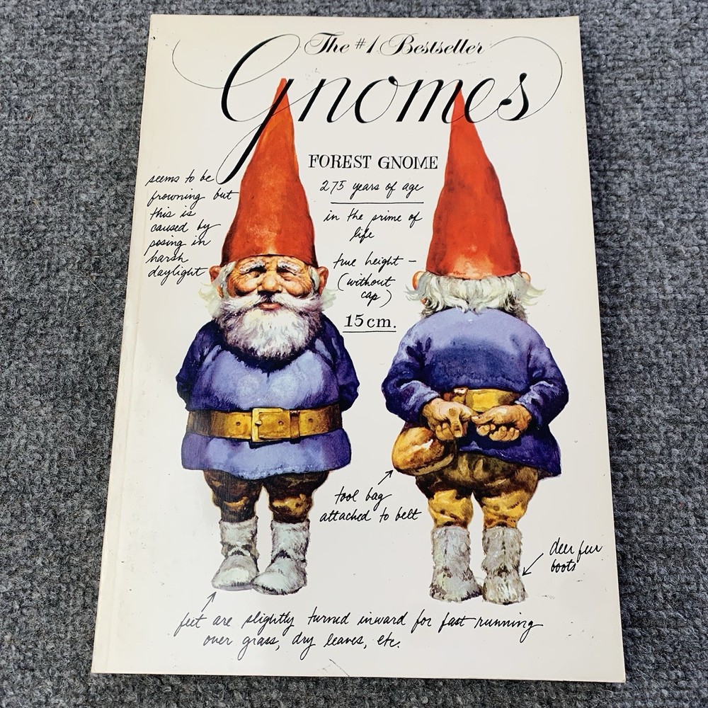 Gnomes – Wil Huygen & Rien Poortvliet (1st edition HC) Harry N. Abrams, 1977