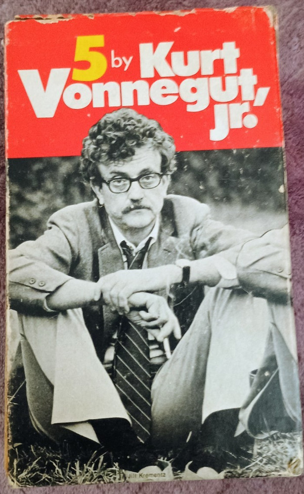 Vintage Kurt Vonnegut Jr. 5 Book Dell Paperback Box Set READ