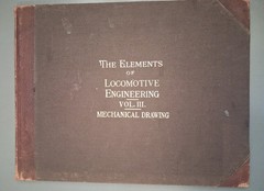 1st ed 1897 Elements Locomotive Engineering Mechanical Drawing 1897 11 X 14.5