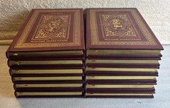 Easton Press William Shakespeare The Complete Works, 12 Leather Volumes