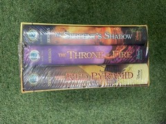 KANE CHRONICLES Hardcover Boxed Set by Rick Riordan (2012) NEW/SEALED w/Posters