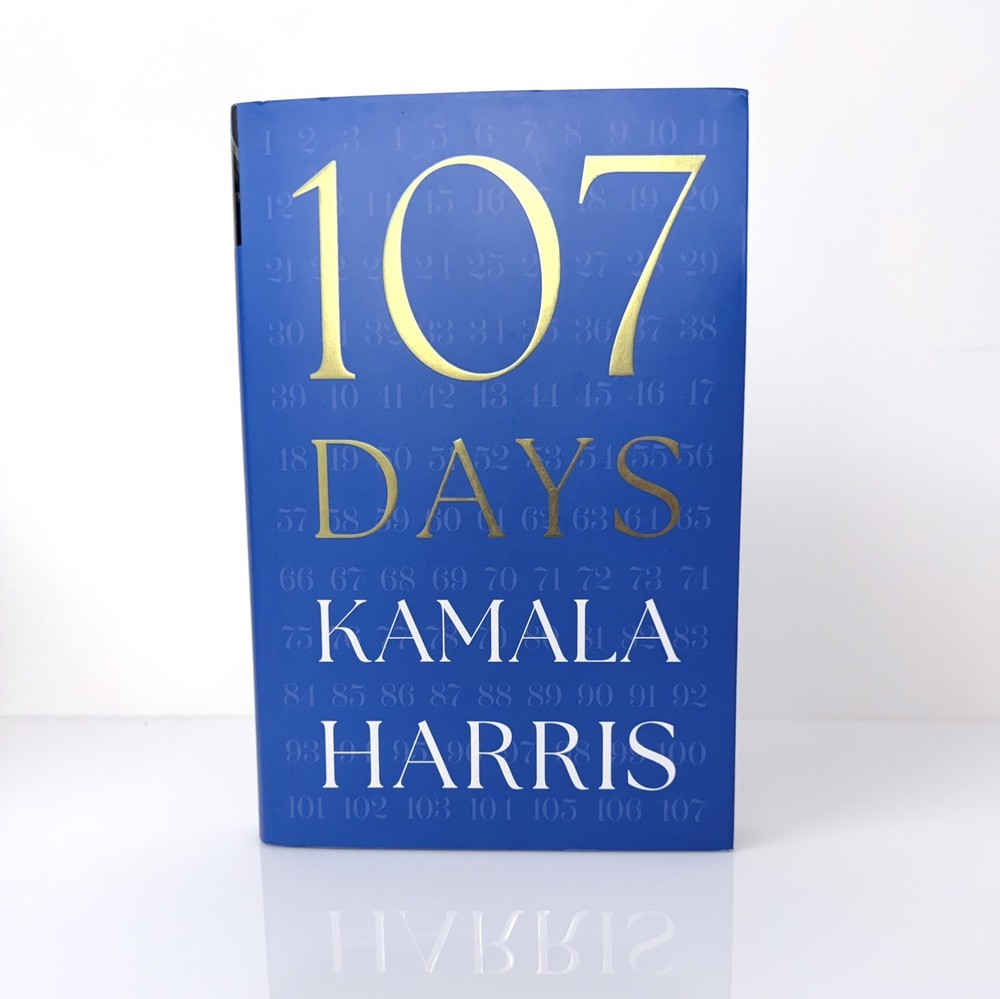 107 DAYS SIGNED Kamala Harris H/C 1ST ED/PRN Free Shipping