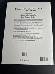New Illuminated Initials in Full Color: 548 Designs Dover Pictorial Archive Book