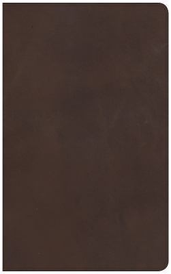 CSB Ultrathin Reference Bible, Brown Genuine Leather by Csb Bibles by Holman