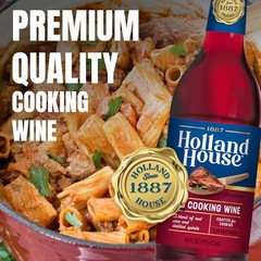 Elevate Your Dishes with 16 FL OZ Red Cooking Wine – Gluten-Free & Vegetarian