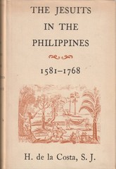 Jesuits in the Phillippines, 1581-1768 / H. de la Costa, 1967 HCDJ 1st Ed, VG+